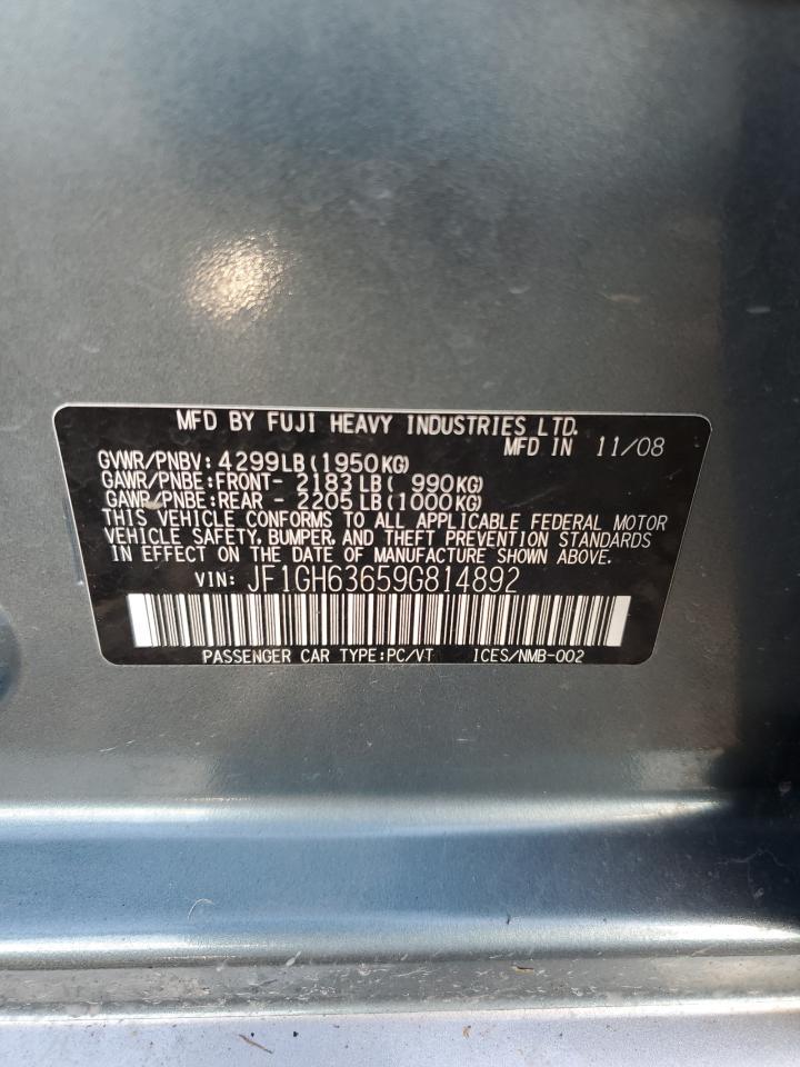 2009 SUBARU IMPREZA