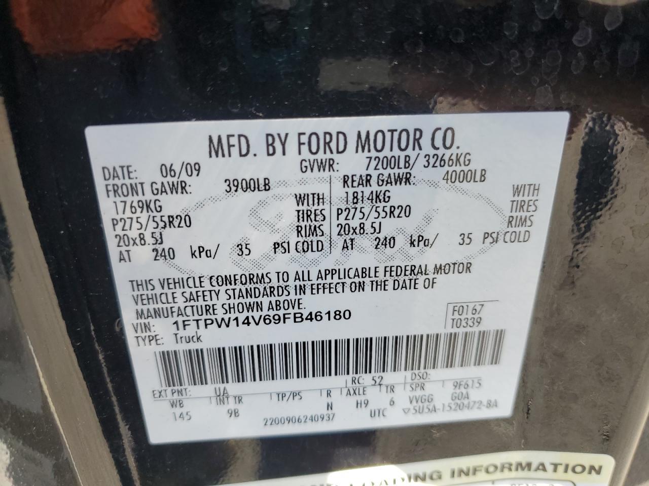 2009 FORD F-150