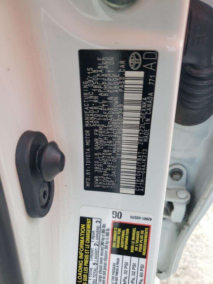 2016 TOYOTA COROLLA