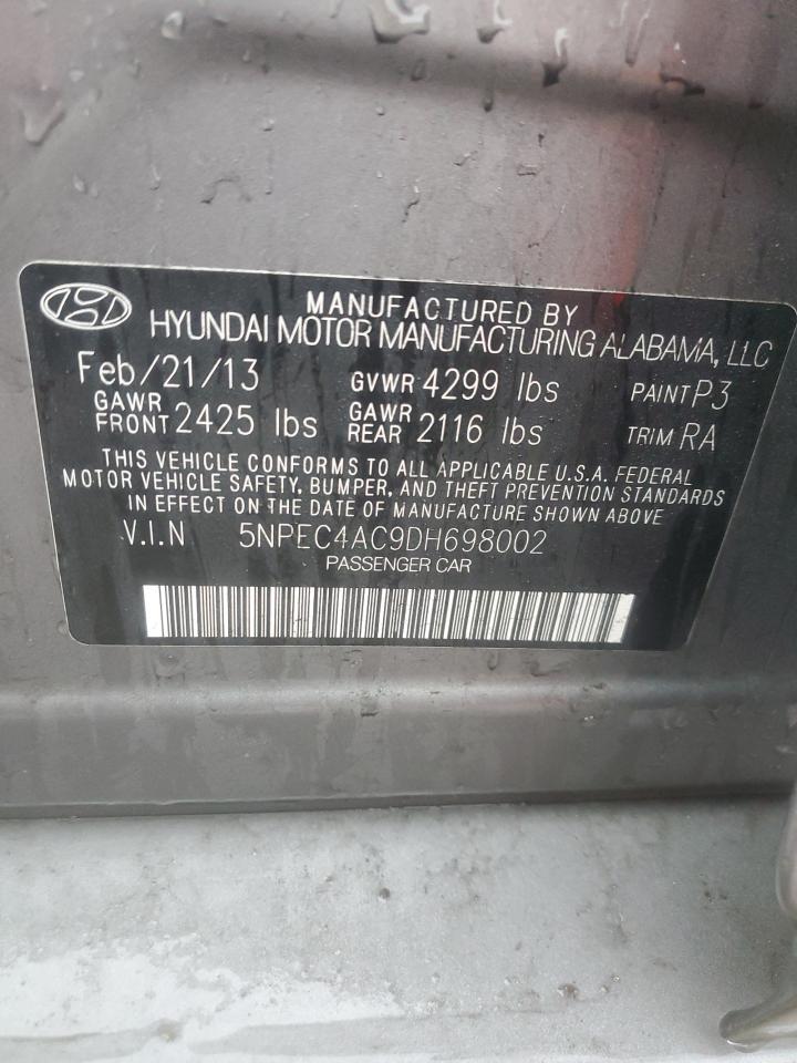 2013 HYUNDAI SONATA