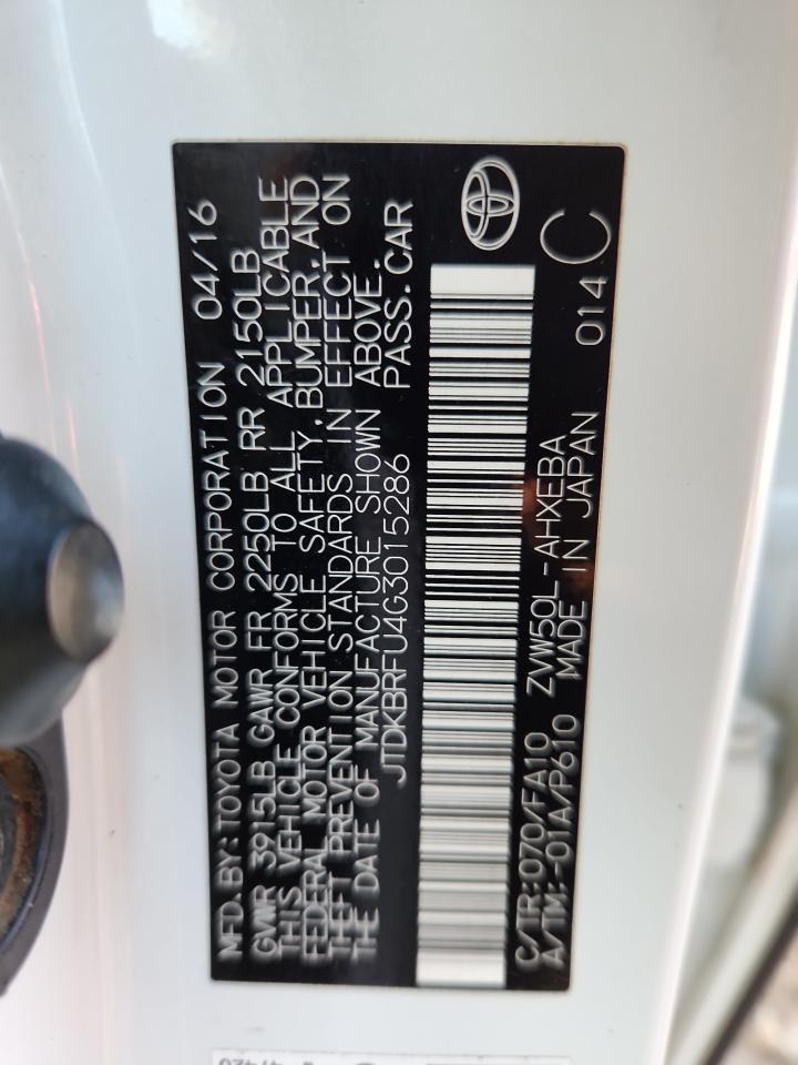 2016 TOYOTA PRIUS