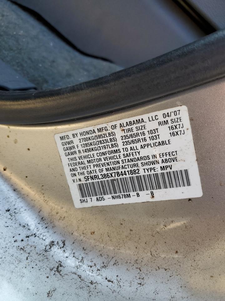 2007 HONDA ODYSSEY