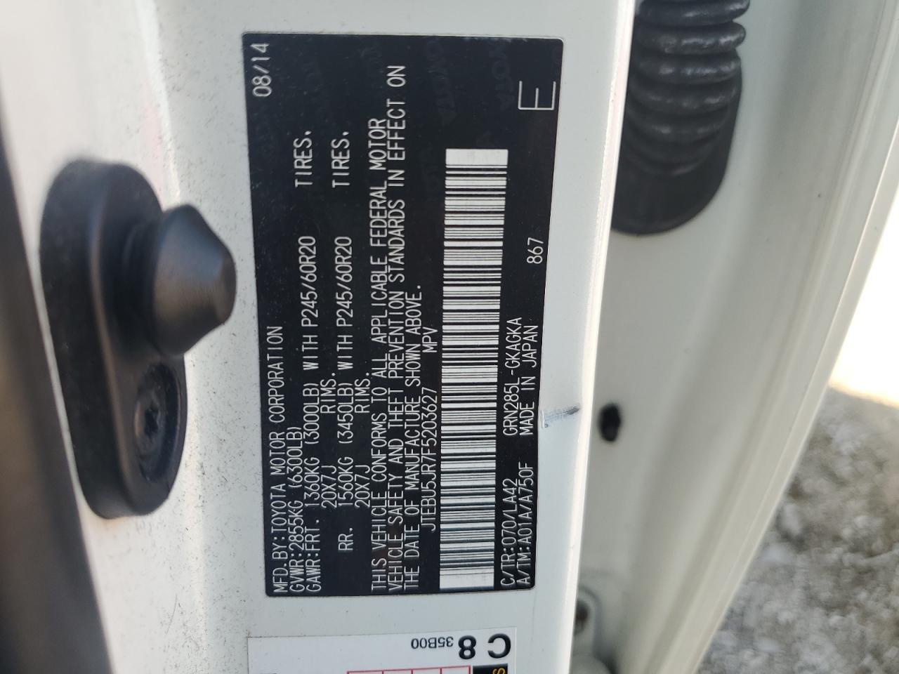 2015 TOYOTA 4Runner