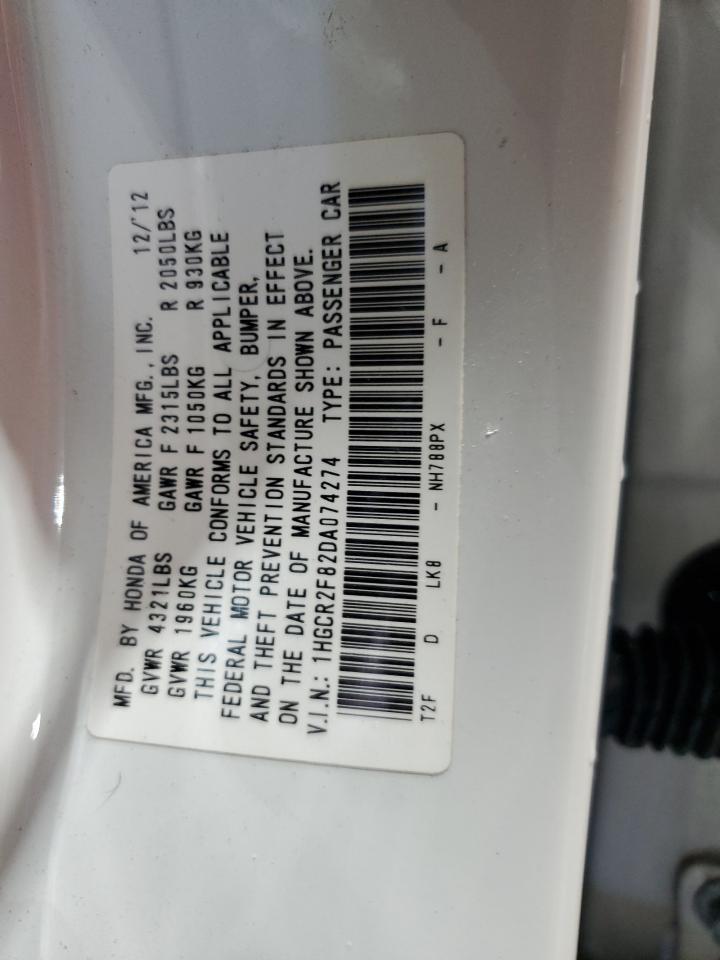 2013 HONDA ACCORD