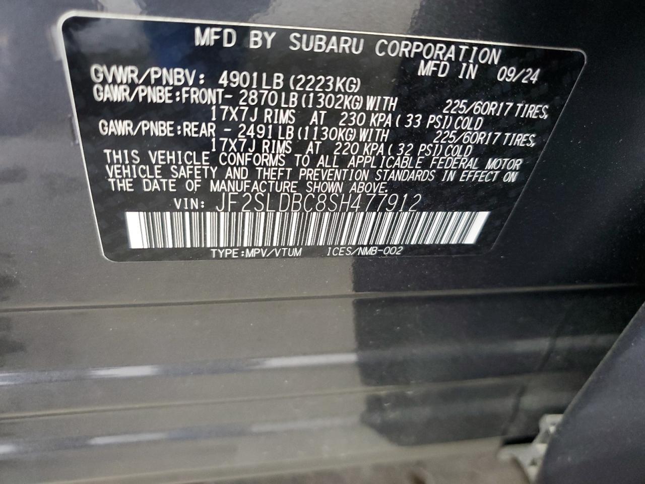 2025 SUBARU FORESTER