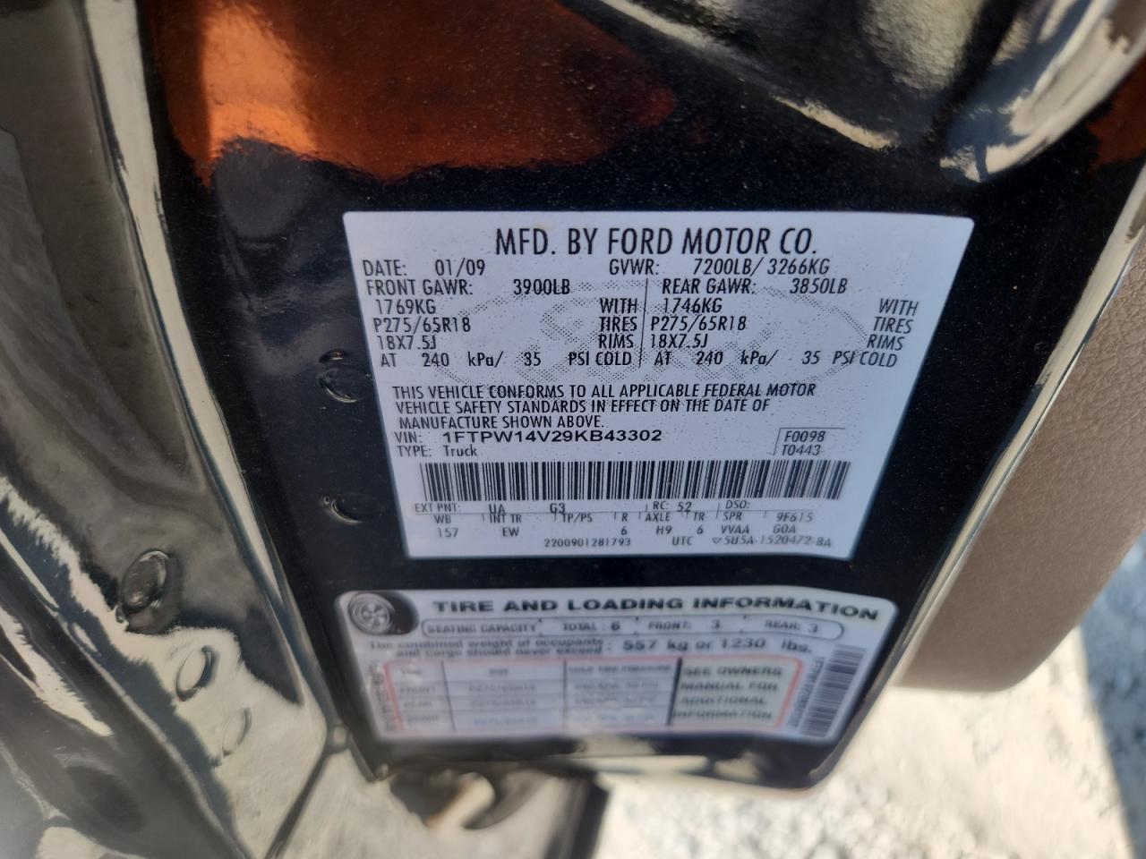 2009 FORD F-150