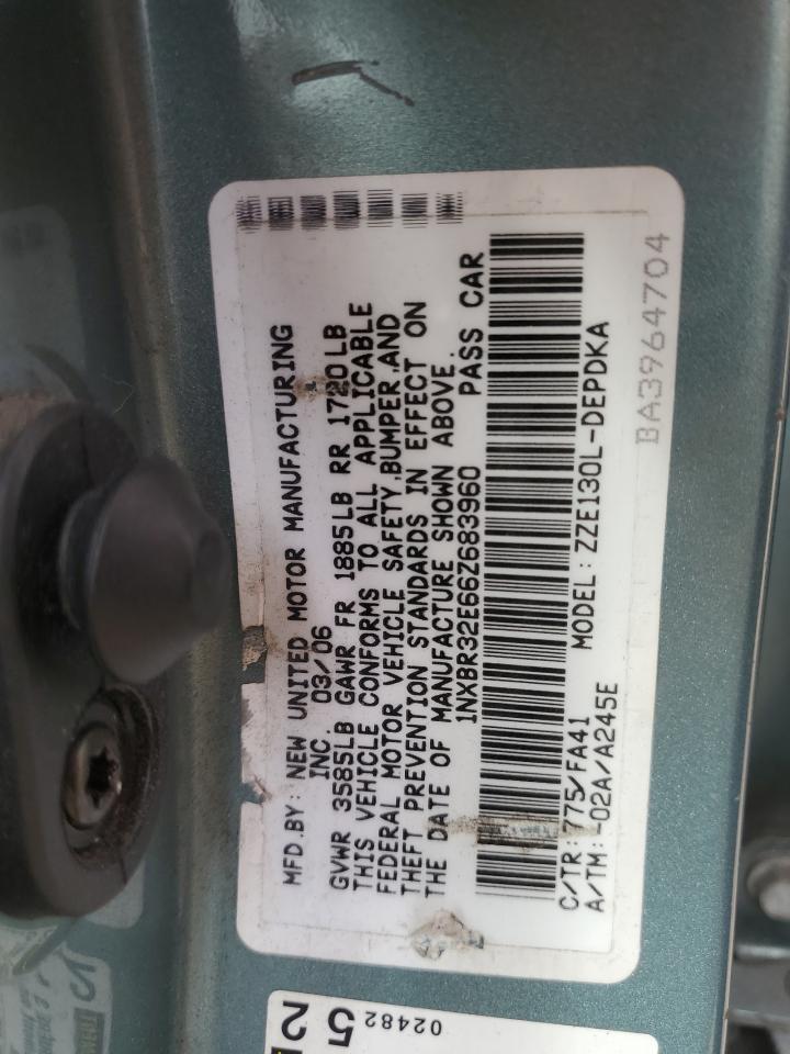 2006 TOYOTA COROLLA