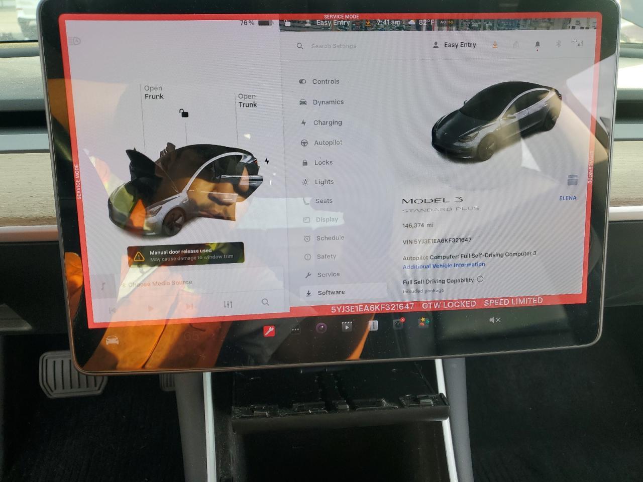 2019 TESLA MODEL 3