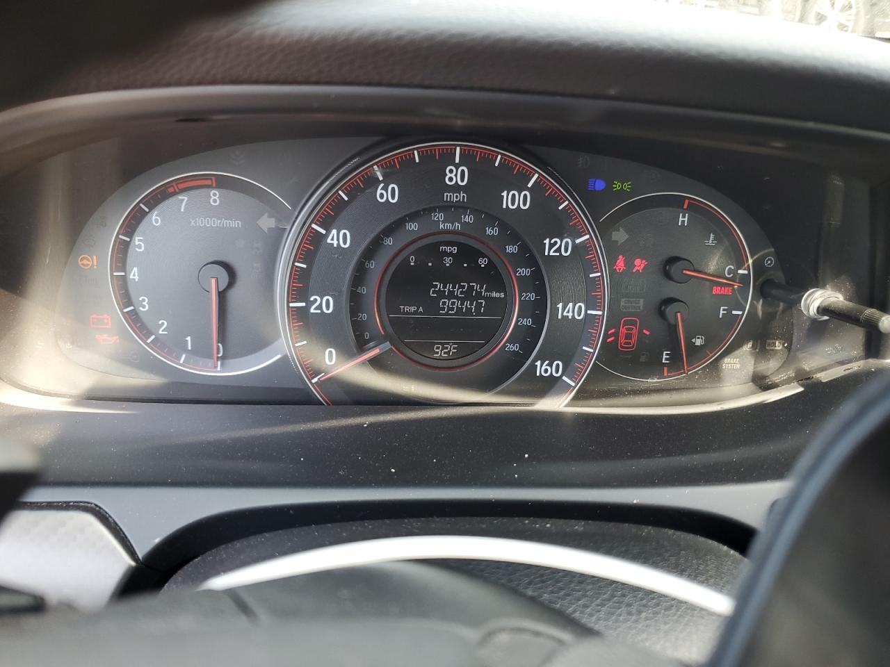 2016 HONDA ACCORD