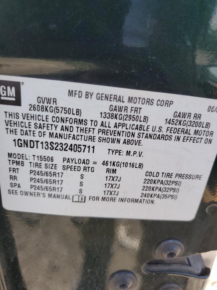 2003 CHEVROLET Trailblazer