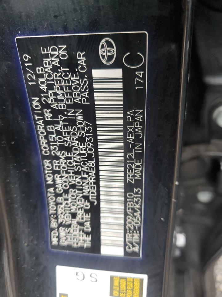 2020 TOYOTA COROLLA