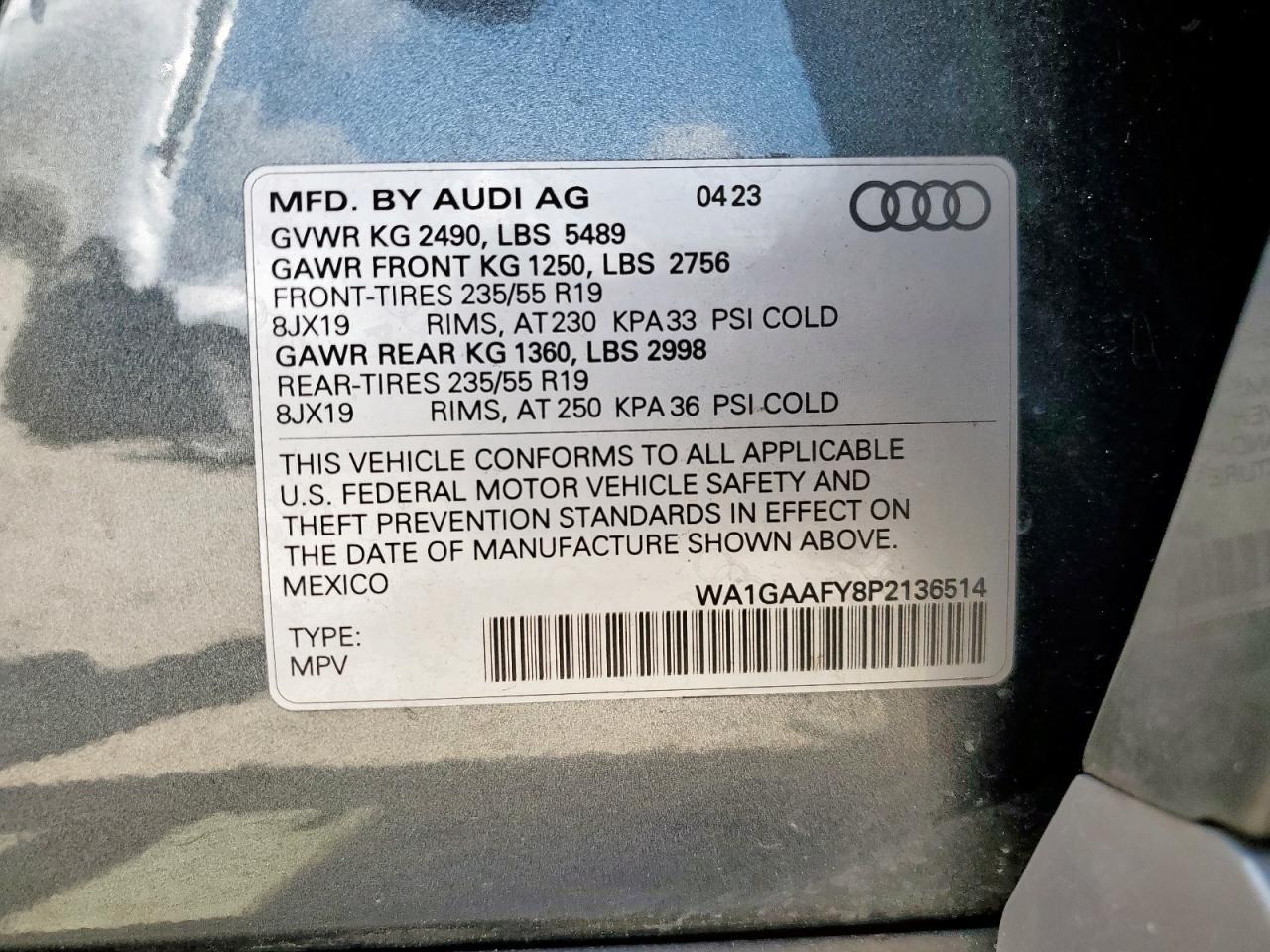 2023 AUDI Q5