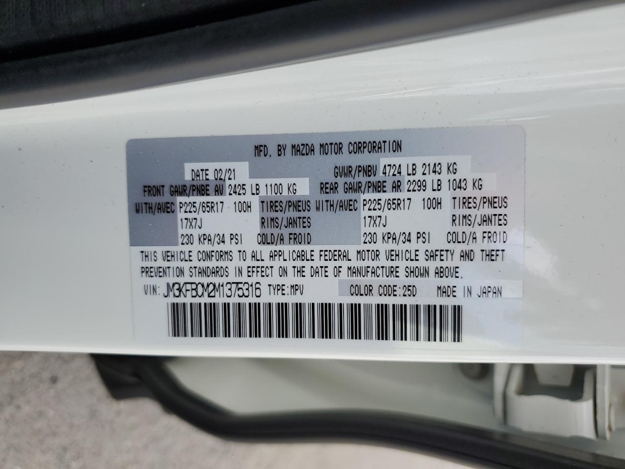 2021 MAZDA CX-5