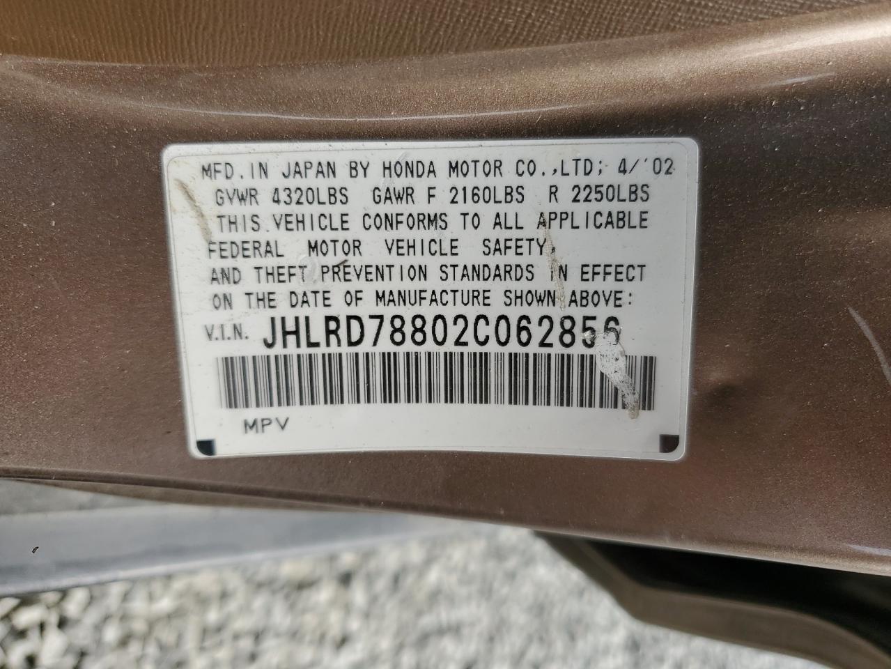 2002 HONDA CR-V