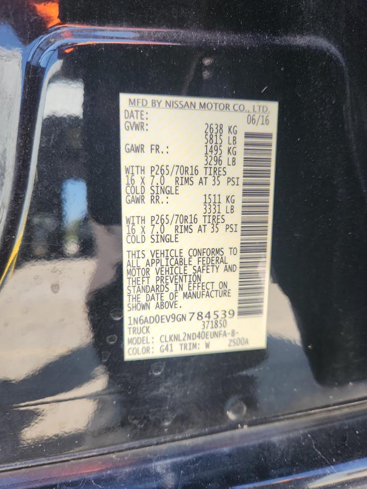 2016 NISSAN Frontier