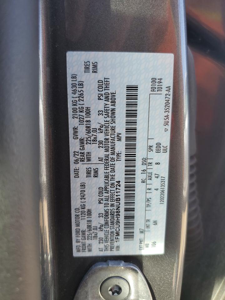 2022 FORD ESCAPE