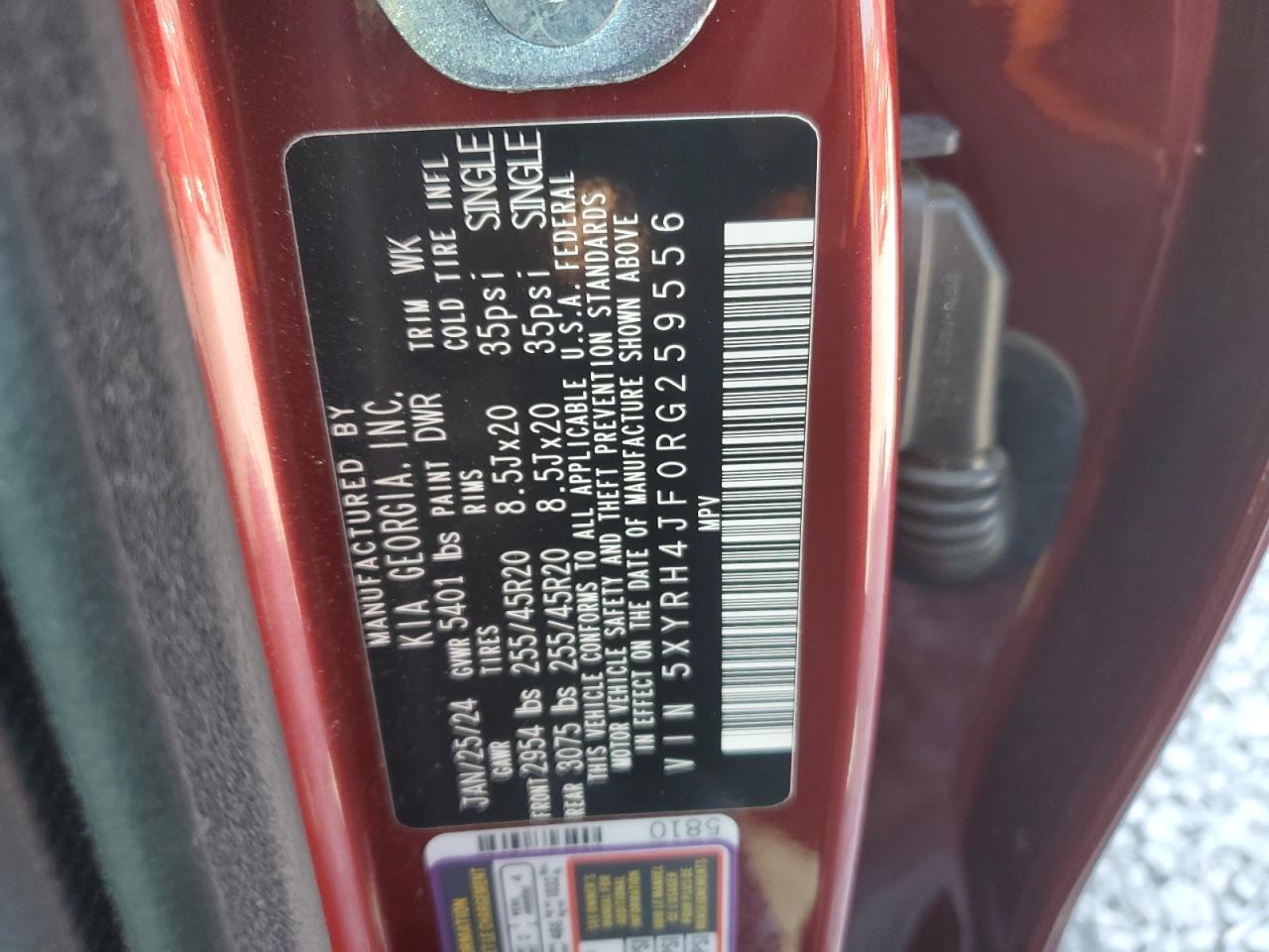 2024 KIA SORENTO