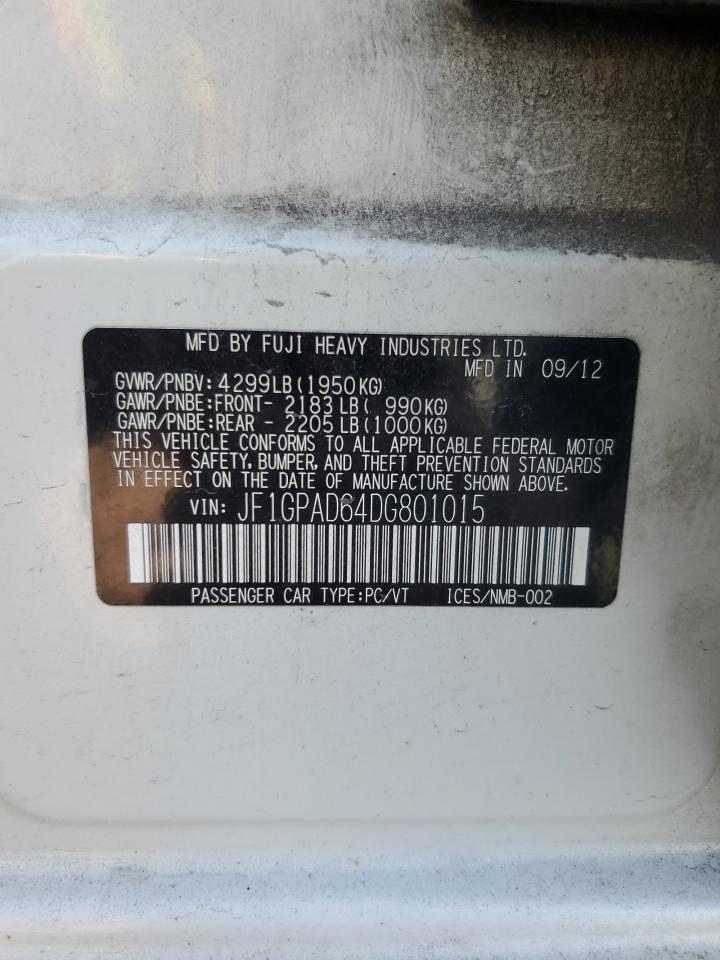 2013 SUBARU IMPREZA