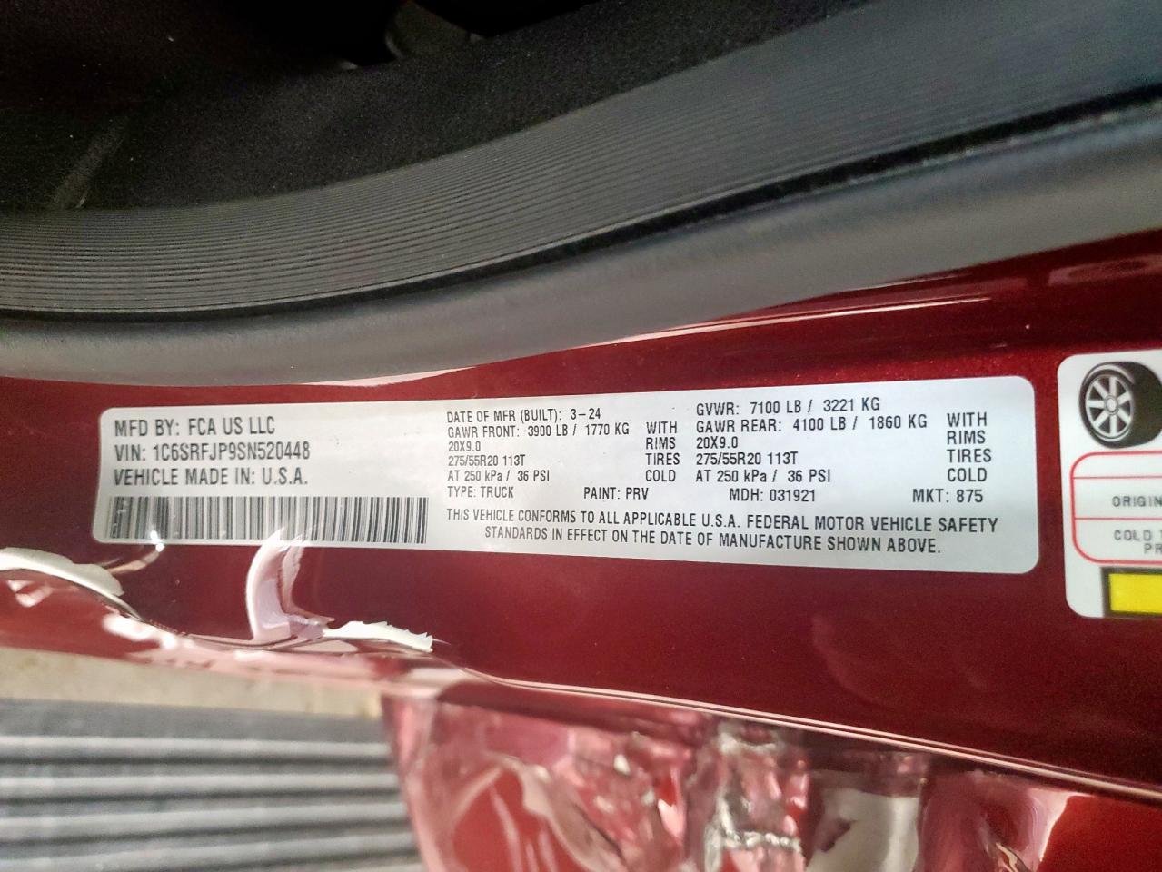 2025 RAM 1500