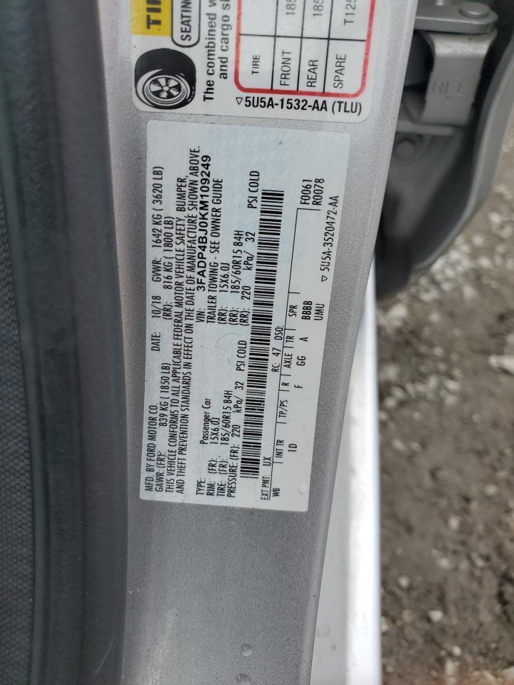 2019 FORD Fiesta