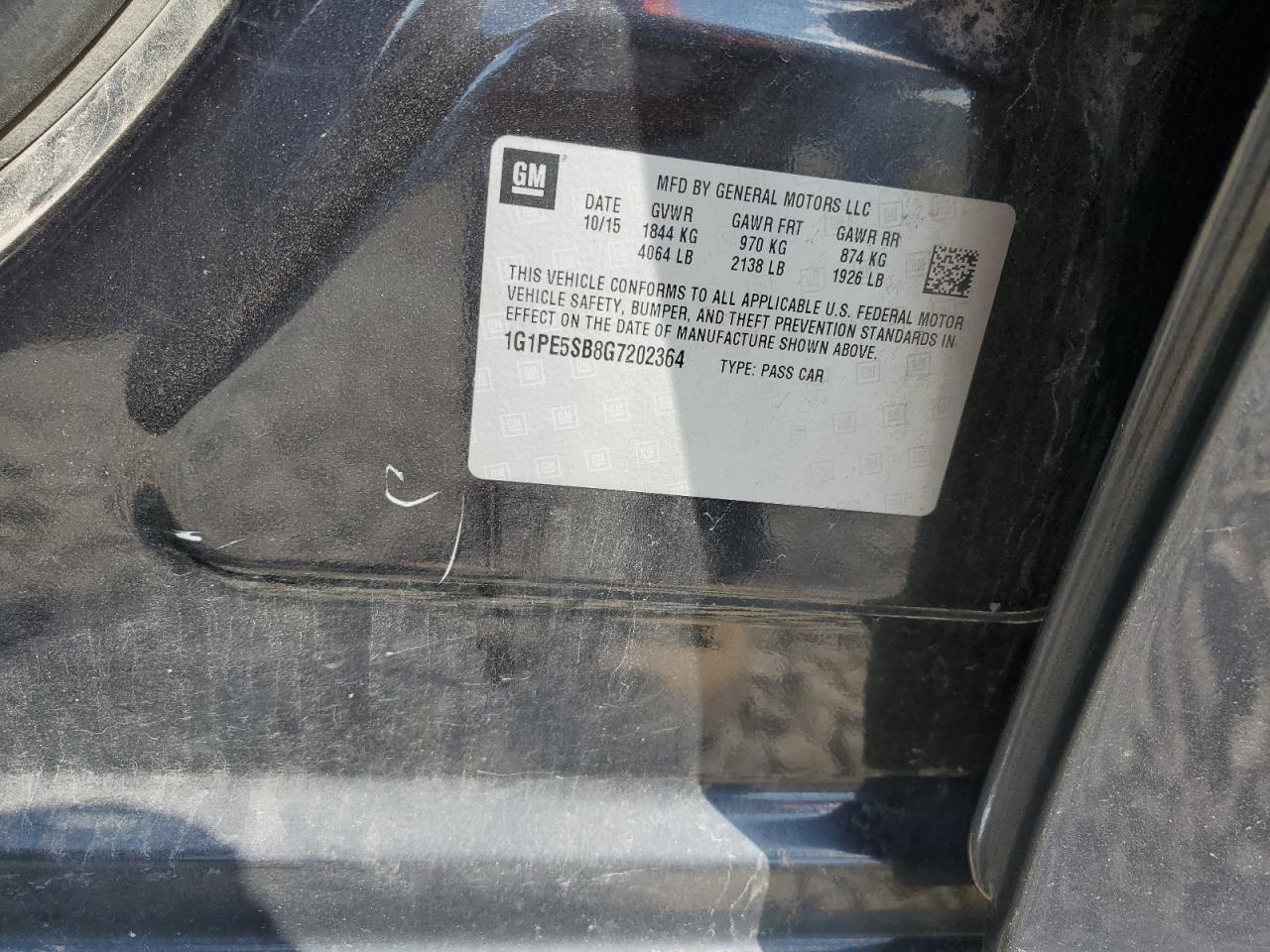 2016 CHEVROLET Cruze Limited