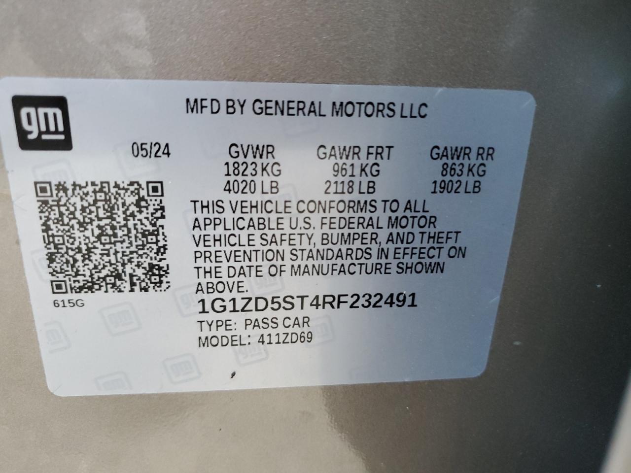 2024 CHEVROLET MALIBU
