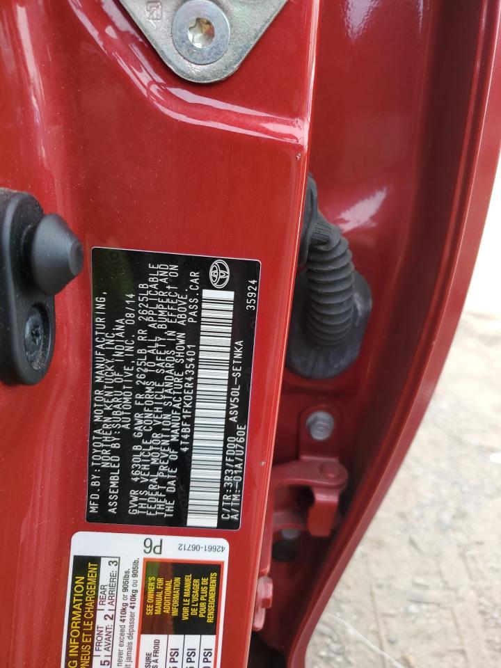 2014 TOYOTA CAMRY