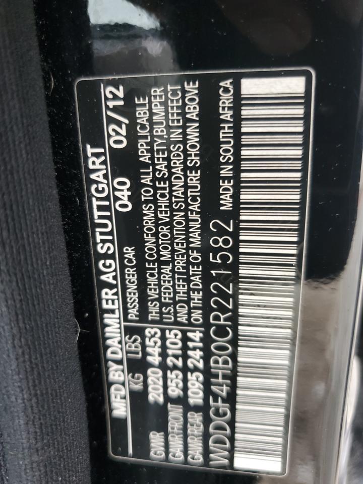 2012 MERCEDES-BENZ C-CLASS
