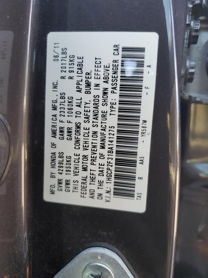 2011 HONDA ACCORD