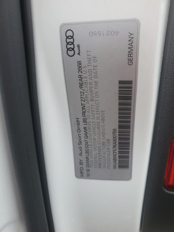 2019 AUDI RS5