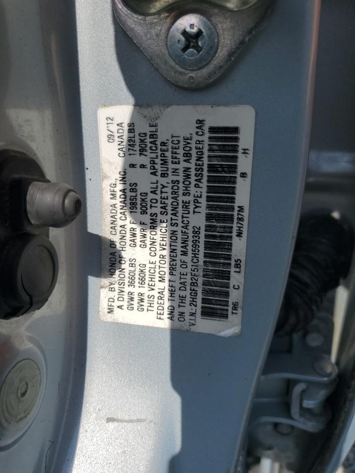 2012 HONDA CIVIC