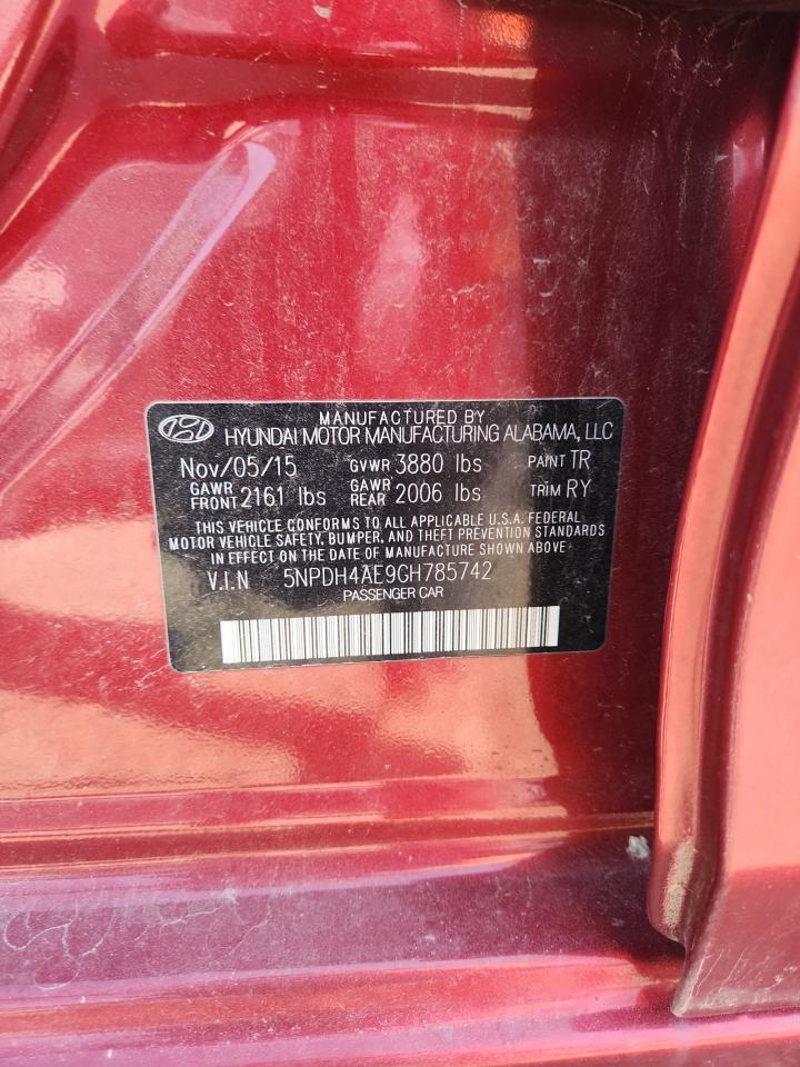 2016 HYUNDAI ELANTRA