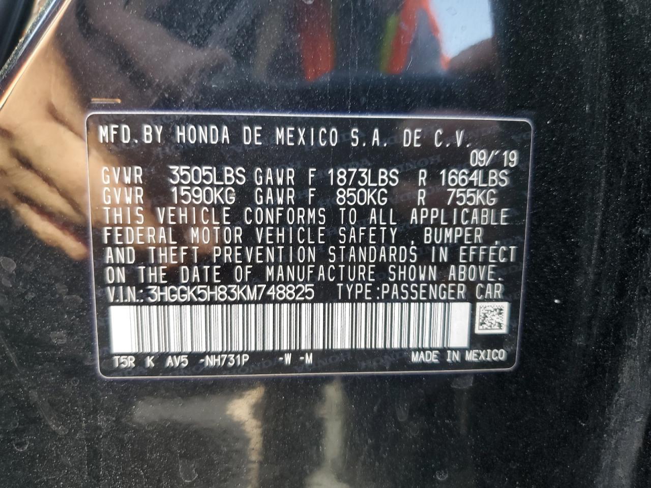 2019 HONDA FIT