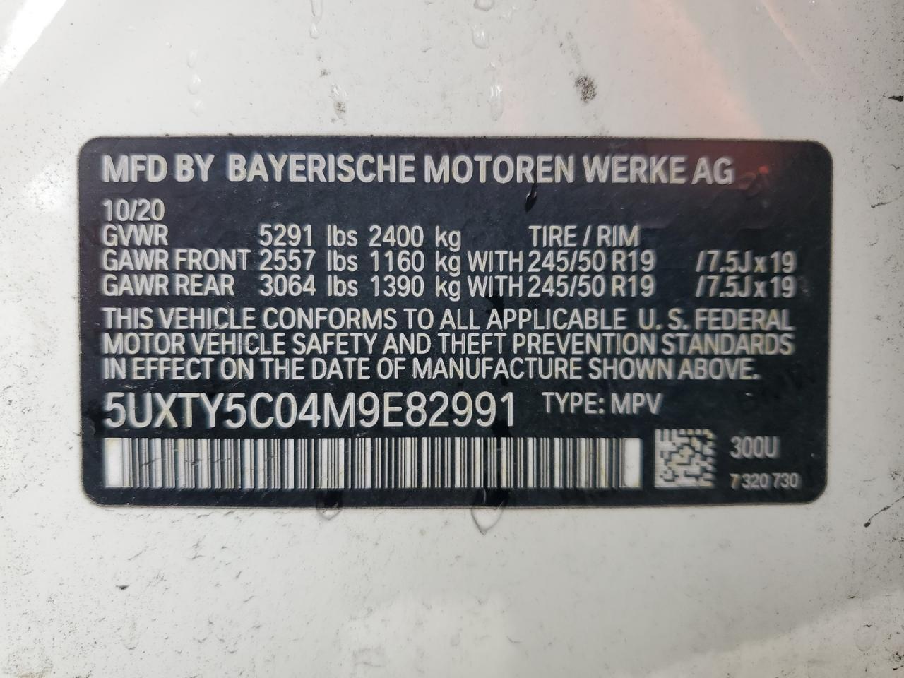 2021 BMW X3