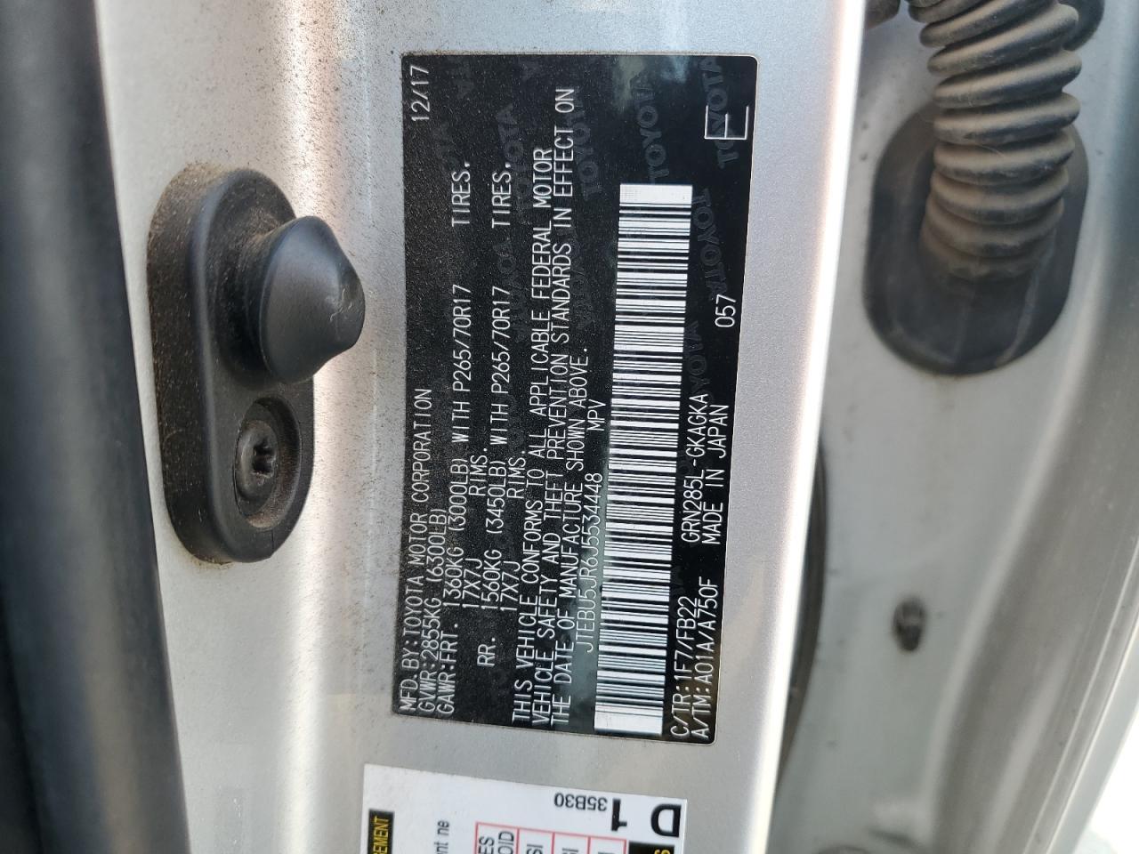 2018 TOYOTA 4Runner