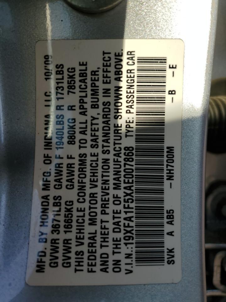 2010 HONDA CIVIC