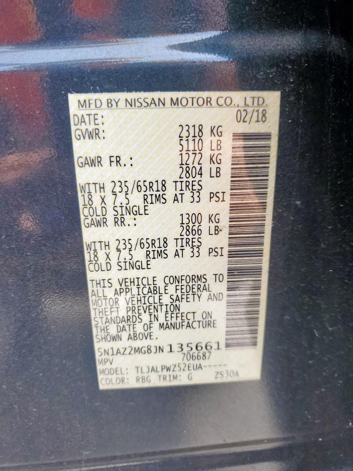 2018 NISSAN MURANO