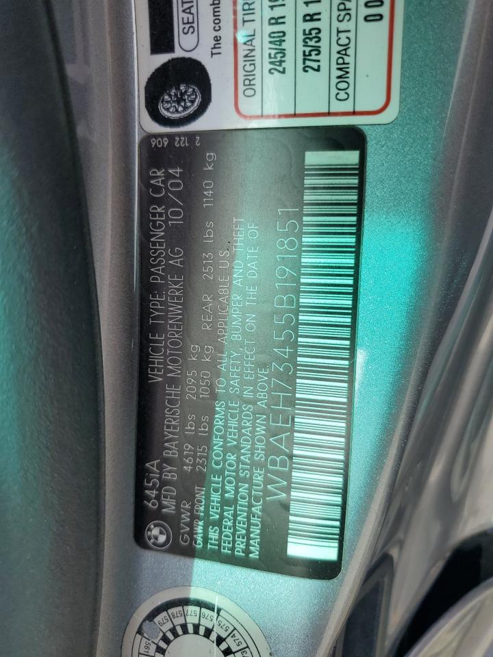 2005 BMW 6 Series