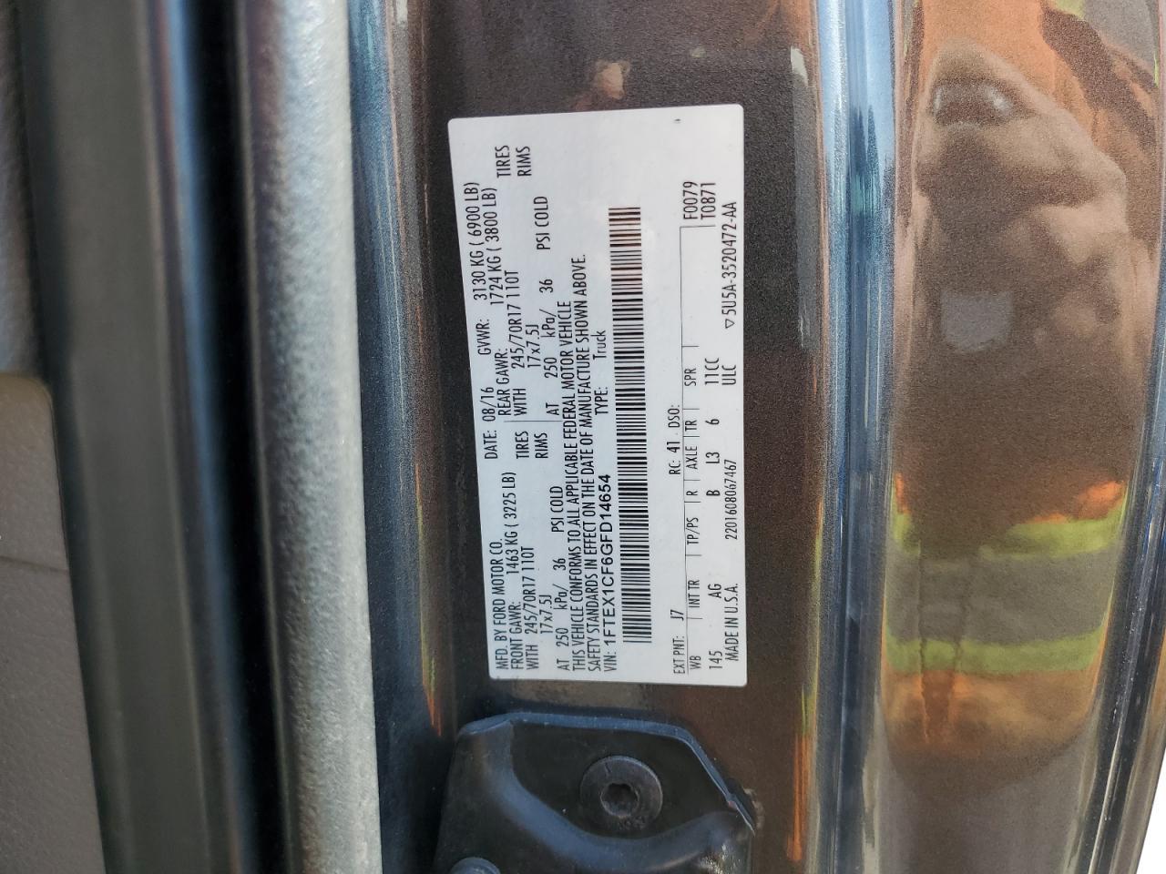 2016 FORD F-150