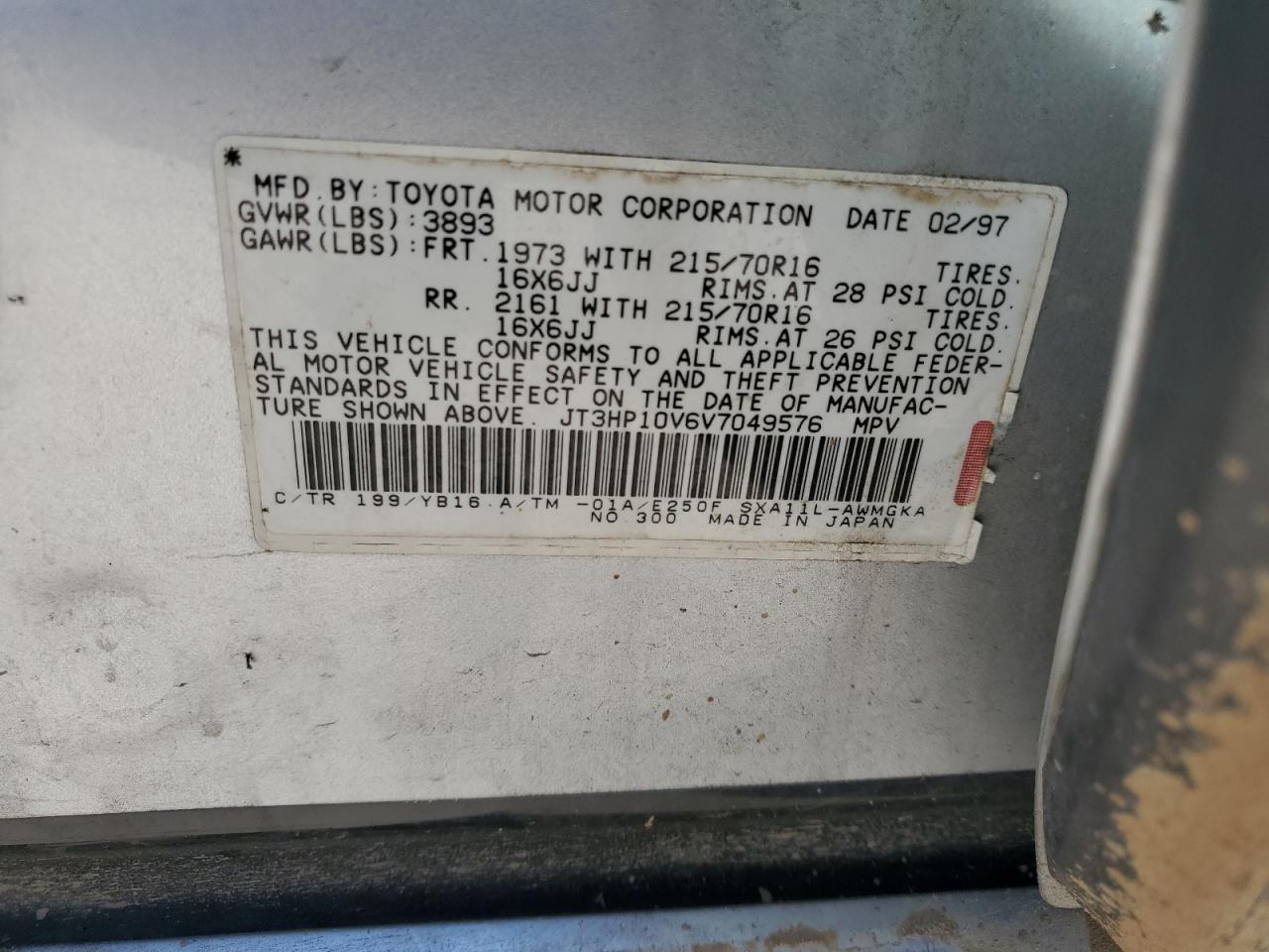 1997 TOYOTA RAV4
