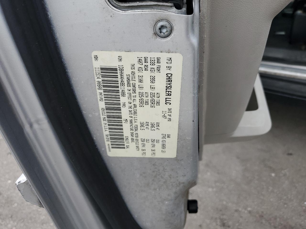 2008 DODGE GRAND CARAVAN