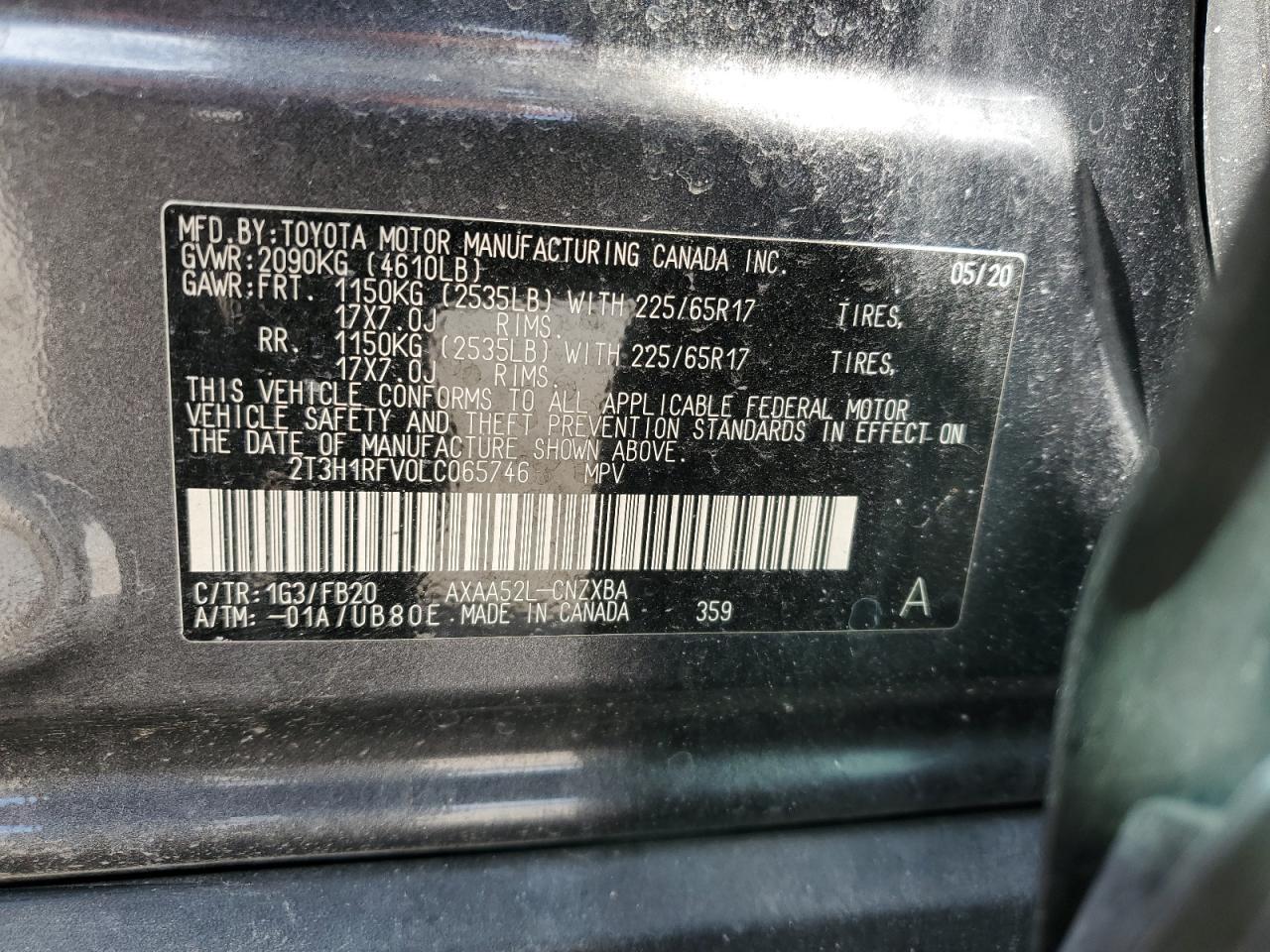 2020 TOYOTA RAV4