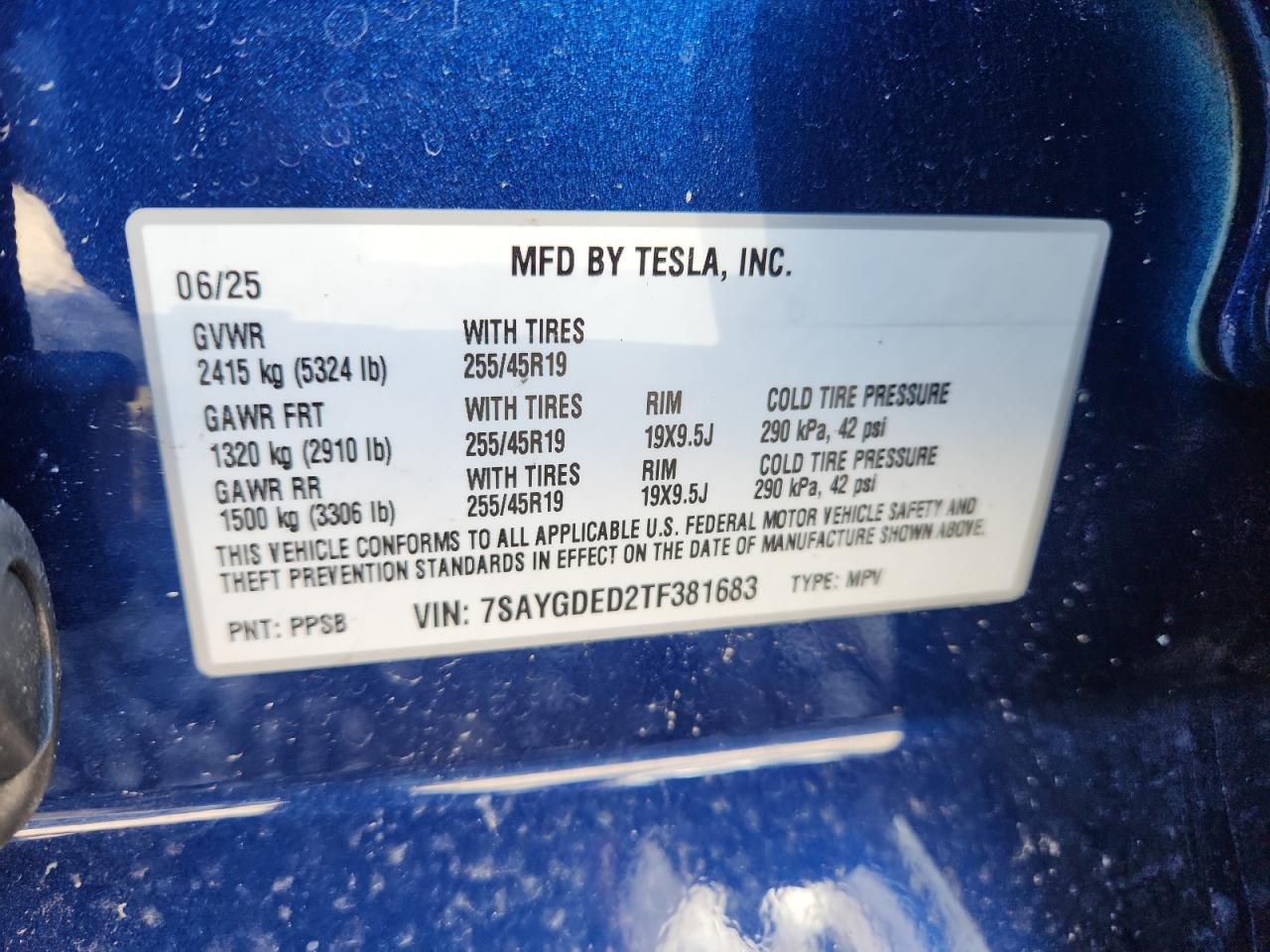 2026 TESLA MODEL Y