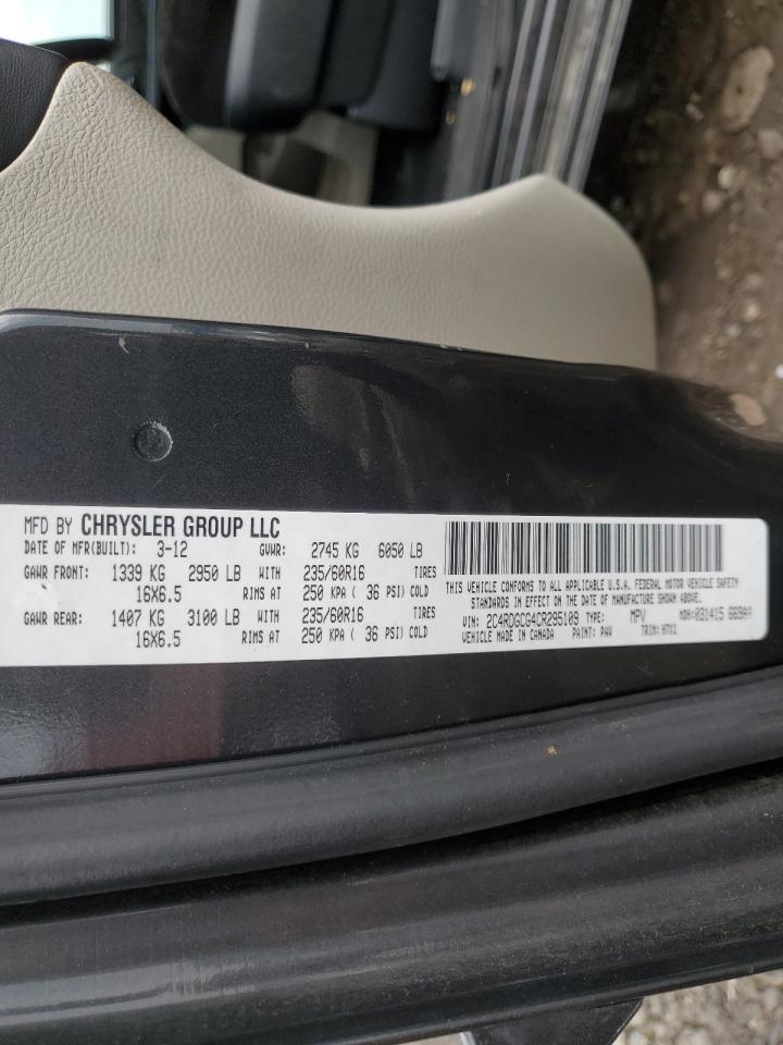 2012 DODGE GRAND CARAVAN