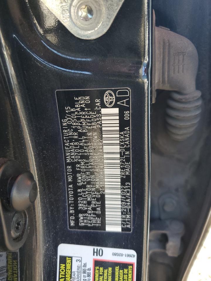 2015 TOYOTA COROLLA
