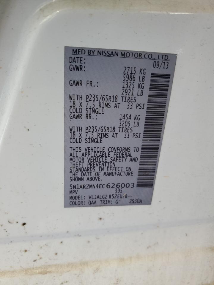 2014 NISSAN PATHFINDER