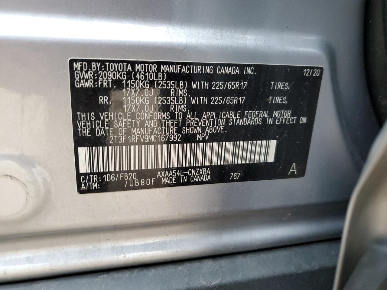 2021 TOYOTA RAV4