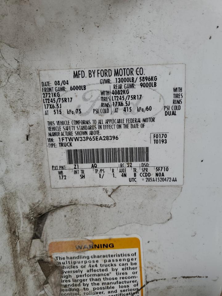 2005 FORD F-350