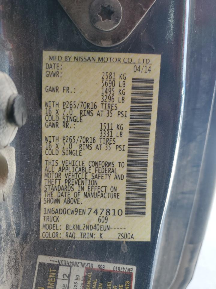 2014 NISSAN Frontier