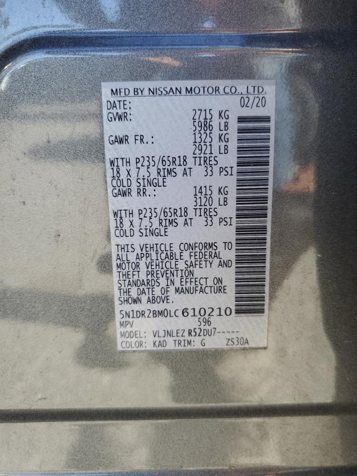 2020 NISSAN PATHFINDER